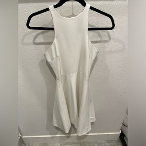 Elizabeth and James off white/white skater dress small
